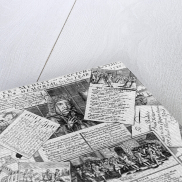 The Bubbler's Medley, or a Sketch of the Times: Being Europe's Memorial for the Year 1720 by Carington Bowles