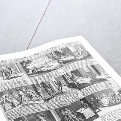 The Doctors in Labour,or a New Whim Wham from Guildford, 1726 by English School