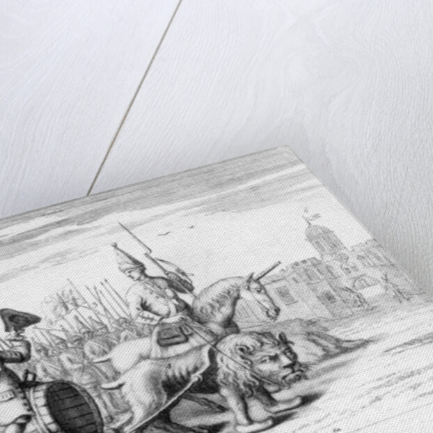 Excise in Triumph, 1733 by English School