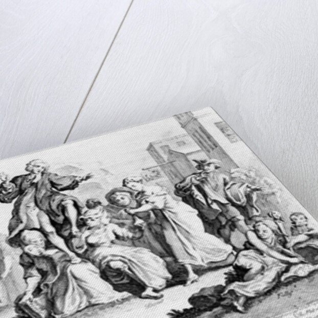 Enthusiasm display'd, or Moor Fields Congregation, 1739 by English School