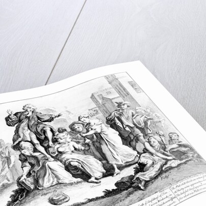 Enthusiasm display'd, or Moor Fields Congregation, 1739 by English School