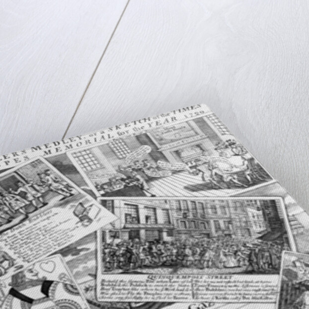 The Bubblers Medley, or a sketch of the Times being Europe memorial for the year 1720, circa 1720 by English School