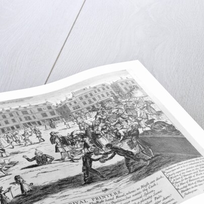 The Rival Printers, 1734 by English School