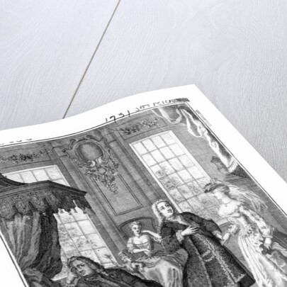 View here Three Different States in Real Life - the Pimp the Miss Forsaken and the Wife, 1735-6 by English School