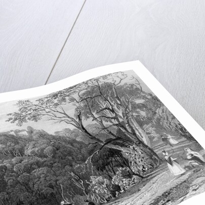 Castle Eden Hall, Durham, 1833 by Thomas Allom