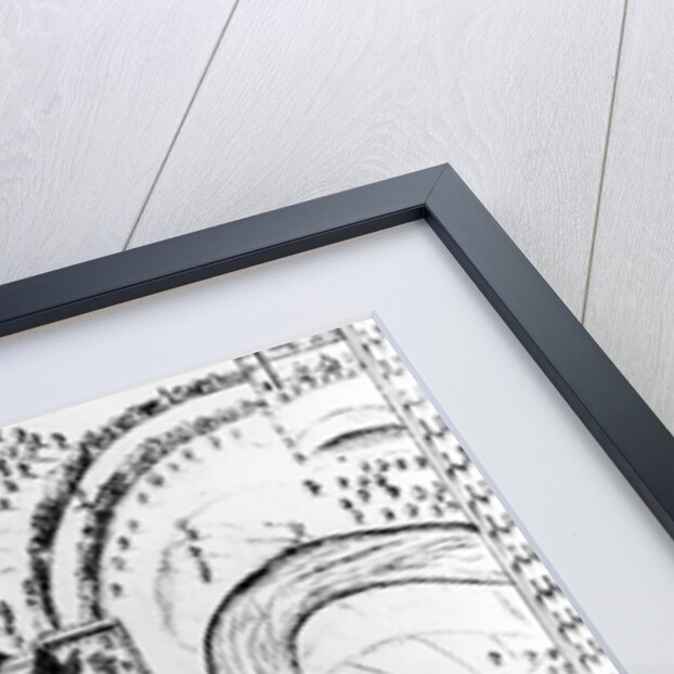 Map of the City of Durham, c.1662 by John Speed