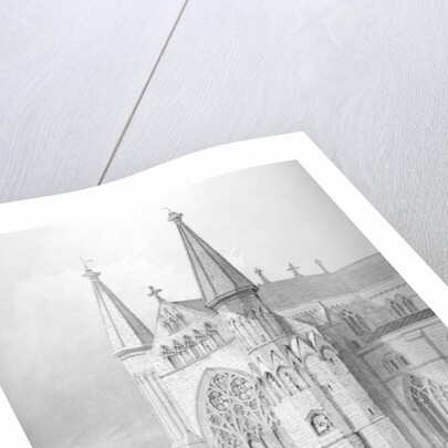 North End of Durham Cathedral, 1843 by English School