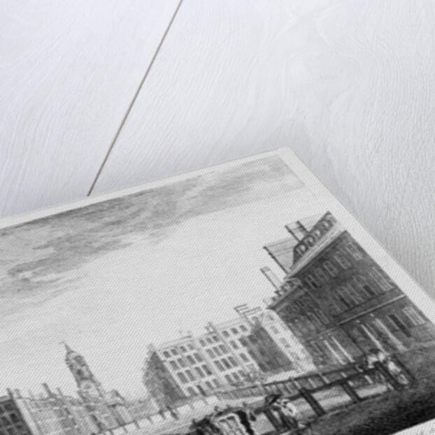 A north view of Hanover Square, London by English School