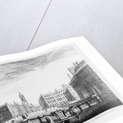 A north view of Hanover Square, London by English School