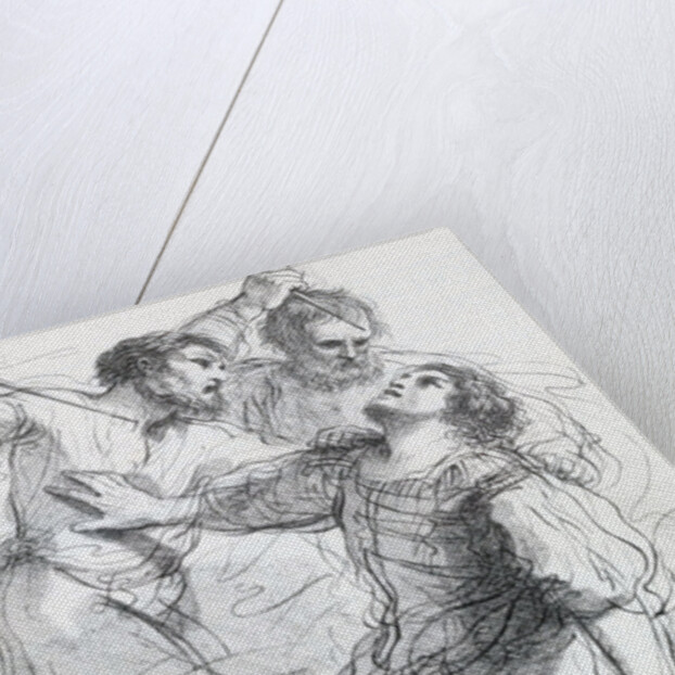 Quarrel over a game, 1764 by Francesco Bartolozzi