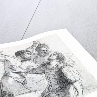 Quarrel over a game, 1764 by Francesco Bartolozzi