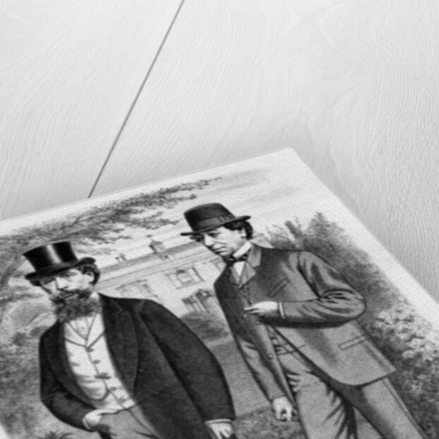 Charles Dickens and Benjamin Disraeli, 1870 by Anonymous