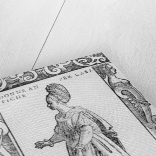 Lady of the house, 1590 by Cesare (attr. to) Vecellio