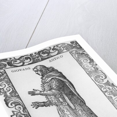 Young man in traditional dress, 1590 by Cesare Vecellio