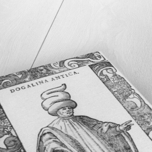 Man wearing Dogalina, 1590 by Cesare Vecellio