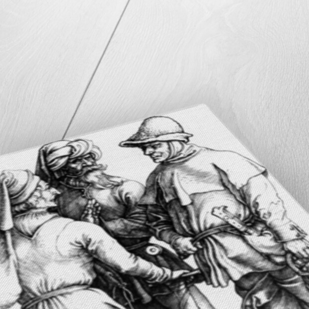 Three Peasants in Converation, c.1497 by Albrecht Dürer or Duerer