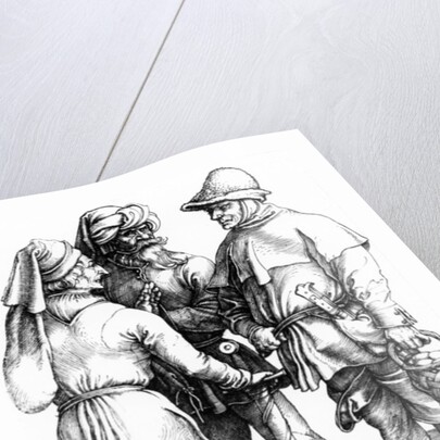 Three Peasants in Converation, c.1497 by Albrecht Dürer or Duerer