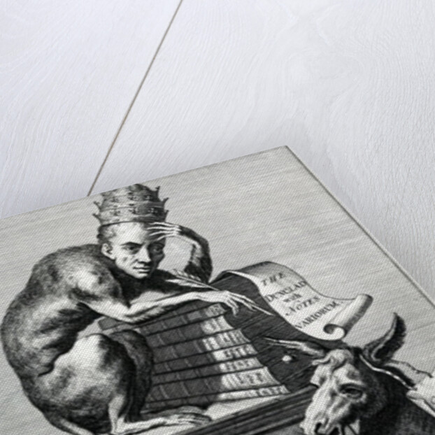 His Holiness and His Prime Minister, 1729 by English School