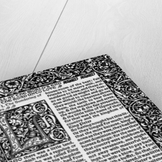 Front Page of Chapter I, taken from The Well at World's End by William Morris, 1896 by William Morris