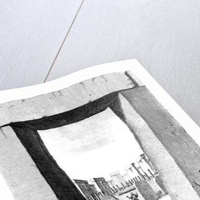 View through Stonehenge trilithon, 1740 by William Stukeley