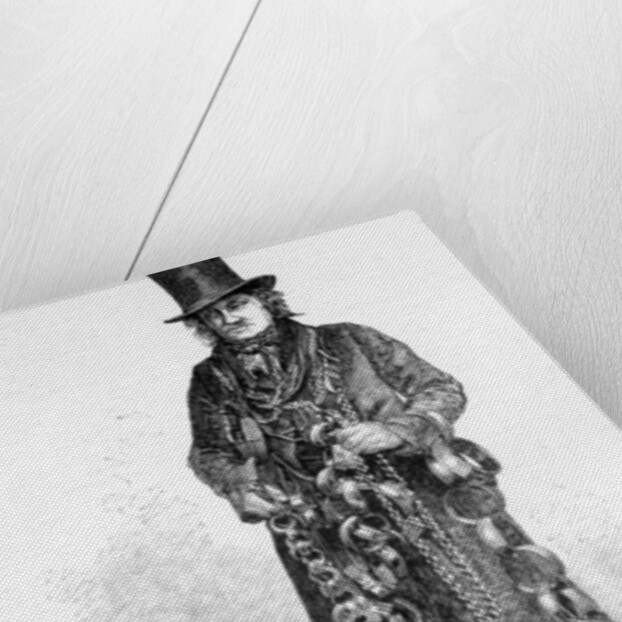 The Street Seller of Dogs' Collars, c.1840 by English School