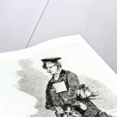 The Street Seller of Nutmeg-graters, c.1840 by English School