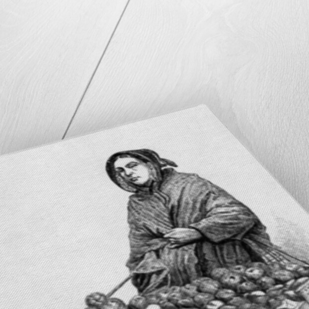 The Coster-Girl, c.1840 by English School