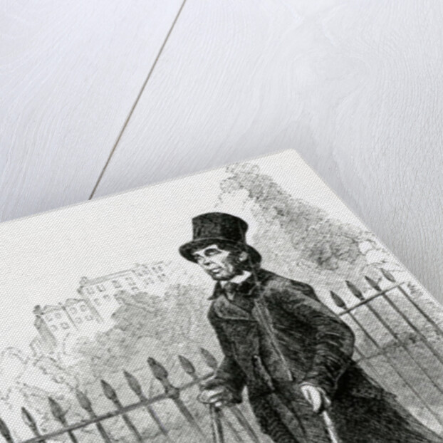 The Blind Boot-Lace Seller, c.1840 by English School