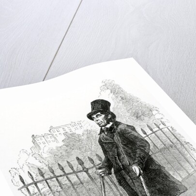 The Blind Boot-Lace Seller, c.1840 by English School