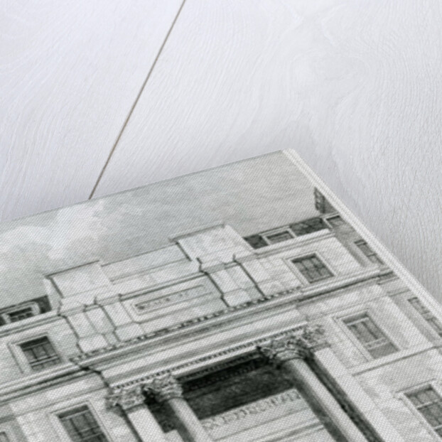 Exeter Hall, Strand, London from Gentleman's Magazine by English School