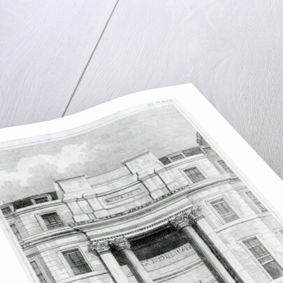 Exeter Hall, Strand, London from Gentleman's Magazine by English School