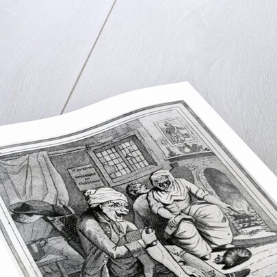 The Compliments of the Season, Kibe Heels & Chillblains, c.1785 by Henry William Bunbury