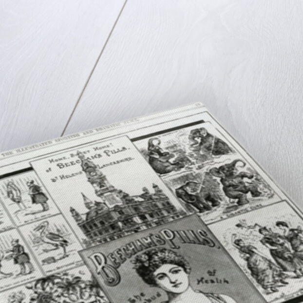 Advertisement for Beecham's Pills, the Rosebud of Health, 1890 by English School