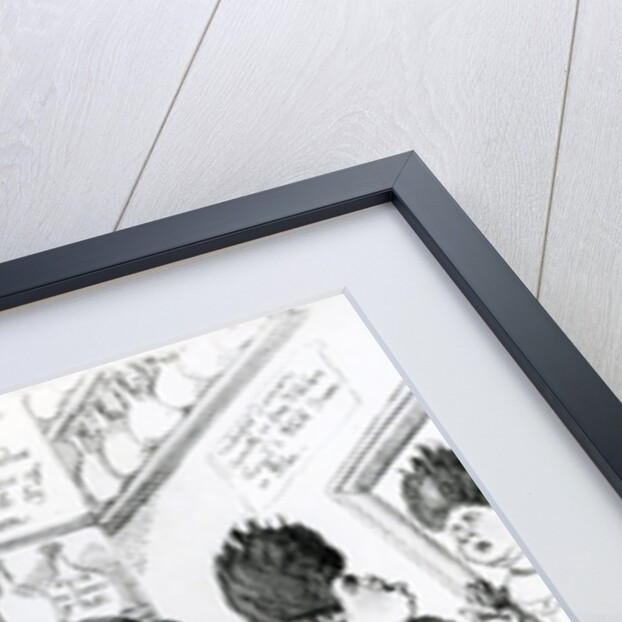 Massacar Oil, an oily puff for soft heads, 1814 by Thomas Rowlandson