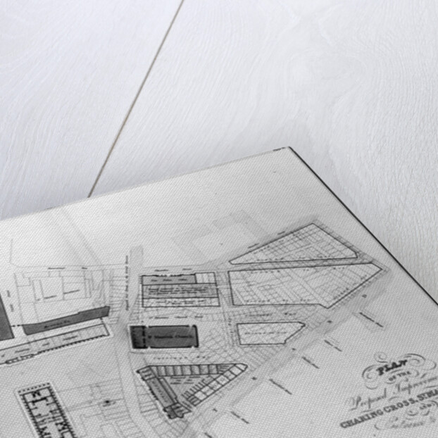 Plan of the Proposed Improvements at Charing Cross, St. Martin's Lane and Entrance to the Strand, engarved by James Basire, 1826 by English School