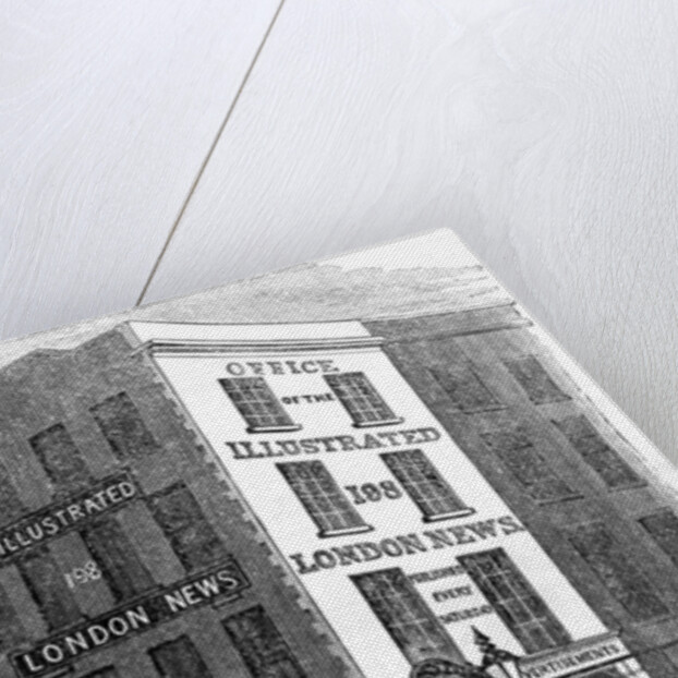 Office of the Illustrated London News, 1842 by English School