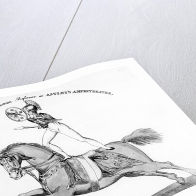 Mr Ducrow the Equestrian Performer at Astley's Amphitheatre, circa 1840 by English School