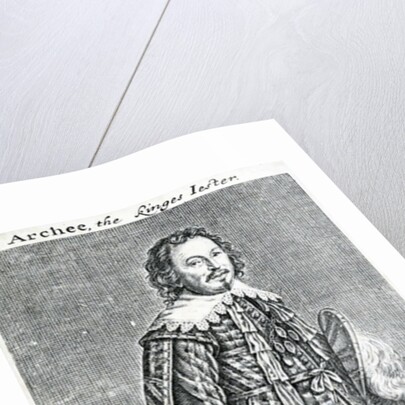 Archee, the kinges jester, a portrait of Archibald Armstrong, by Thomas Cecill, 1639-1640 by American School
