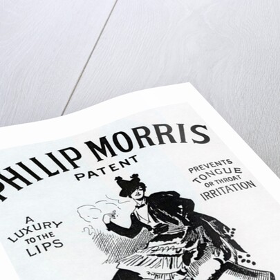 Poster for Philip Morris Cigarettes, designed by Linsay Sambourne, 1896 by English School