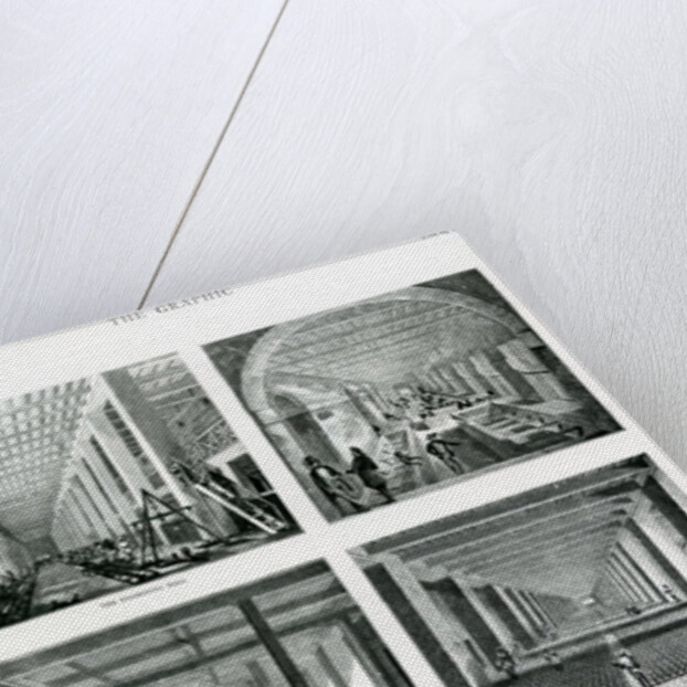 The Indo-Chinese Opium Trade: Notes at an Opium Factory at Patna, taken from 'The Graphic', 1882 by English School