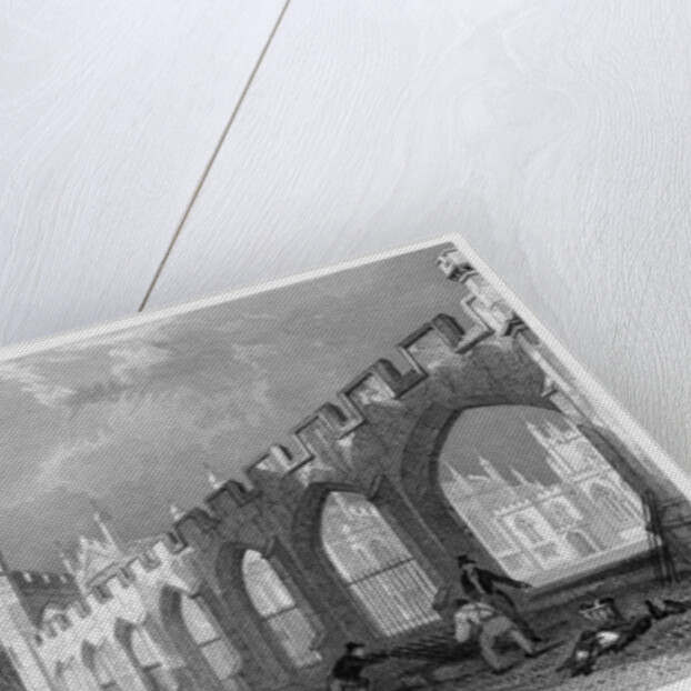 The Palace of the Bishop of Durham, at Bishop Auckland, , 1833 by English School