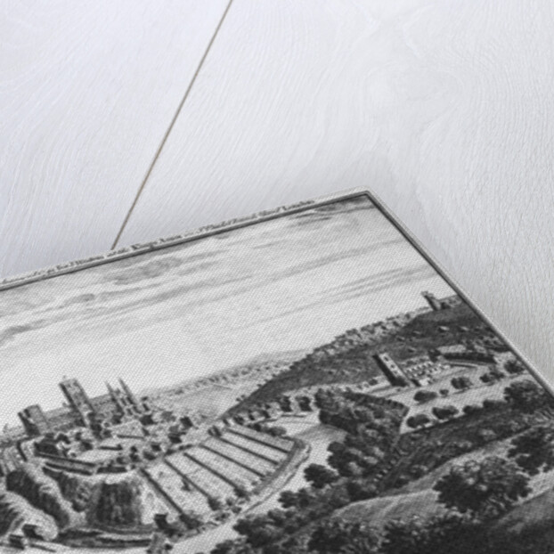 The South-West Prospect of the City of Durham, circa 1600 by English School
