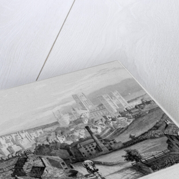 Durham Cathedral and Castle from Newcastle Road, 1841 by English School