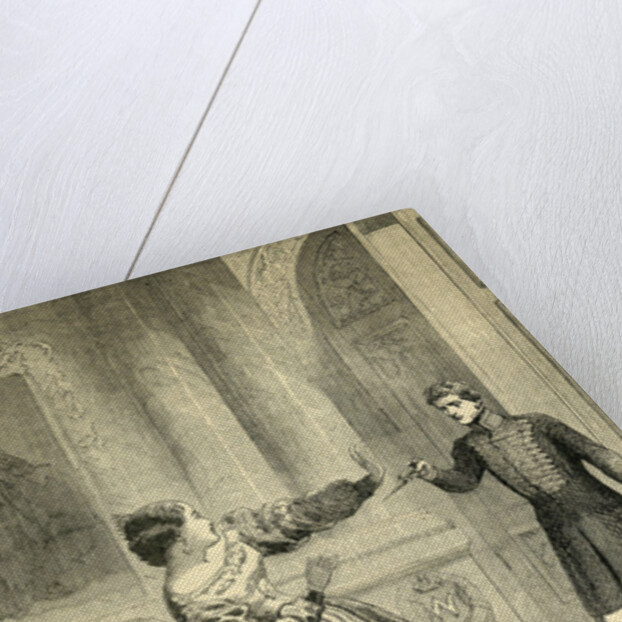 Attack of Don Miguel on his Sister by English School