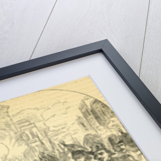 The Attempt to assassinate King Louis Philippe of France by English School