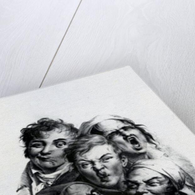 Les Grimaces, c.1823 by Louis Leopold Boilly