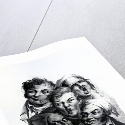 Les Grimaces, c.1823 by Louis Leopold Boilly