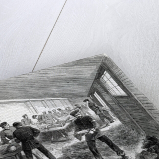 Temporary Field Hospital behind the Second Prussian Parallel at Dueppel, 1864 by English School