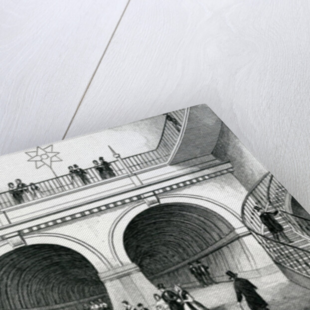 The Thames tunnel by English School