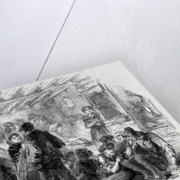 The Kitchen, Fox-Court Gray's Inn Lane, 1851 by English School